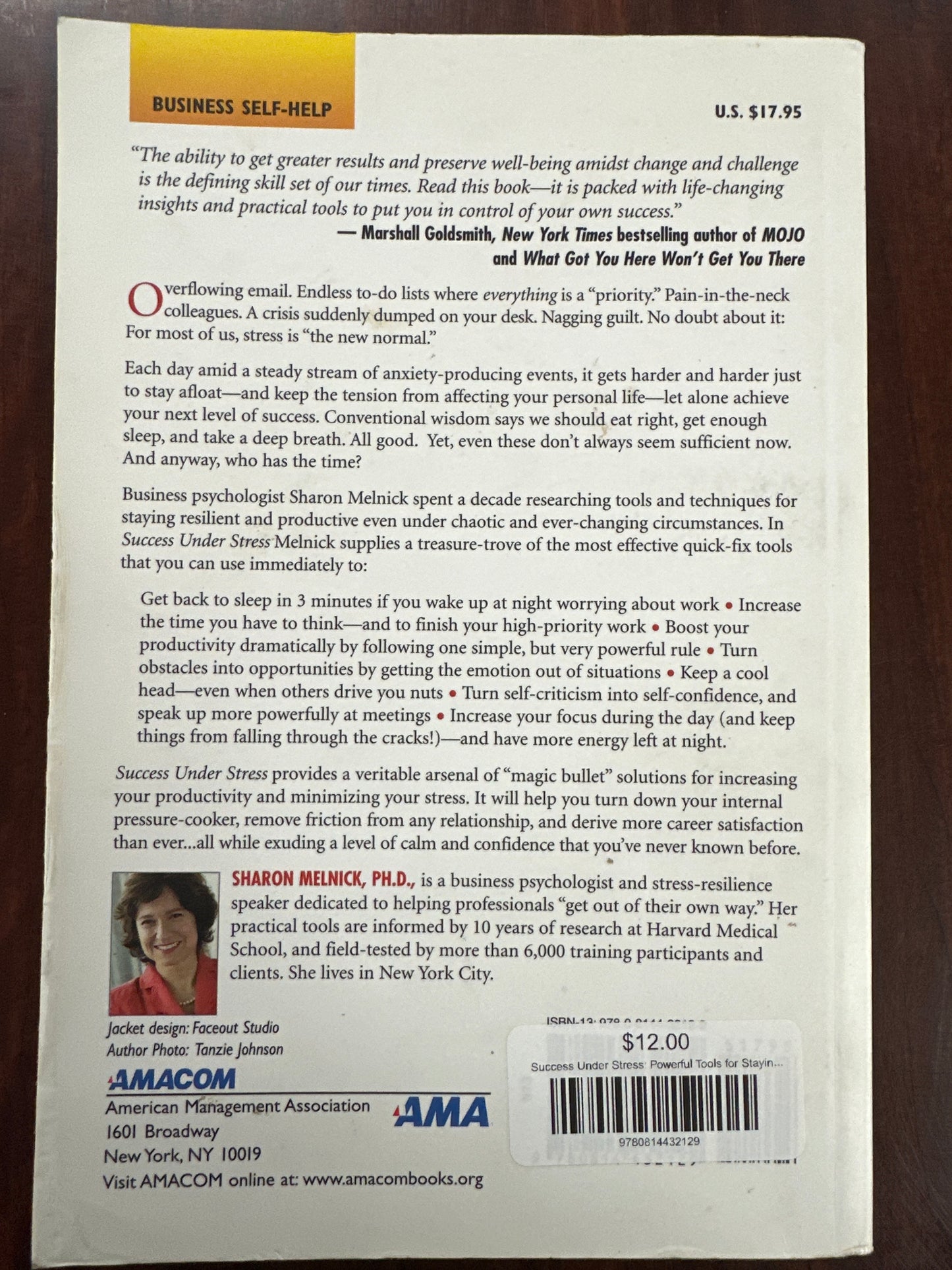 Success Under Stress: Powerful Tools for Staying Calm, Confident, and Productive When the Pressure's On