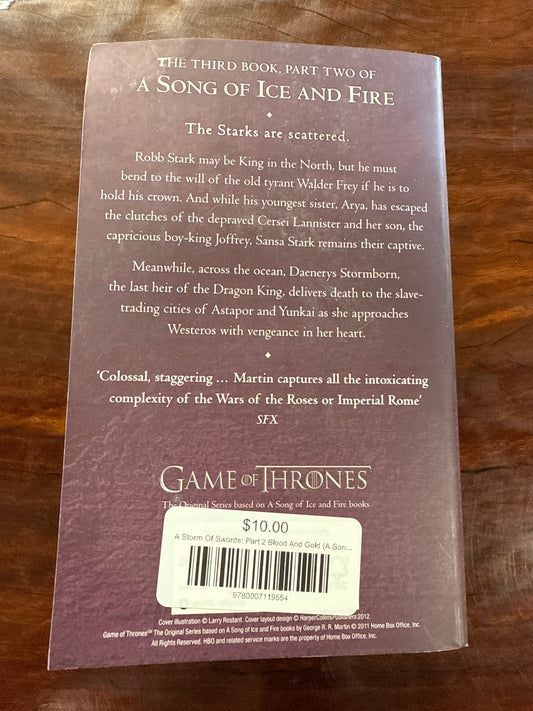 A Storm Of Swords: Part 2 Blood And Gold (A Song of Ice and Fire #3)