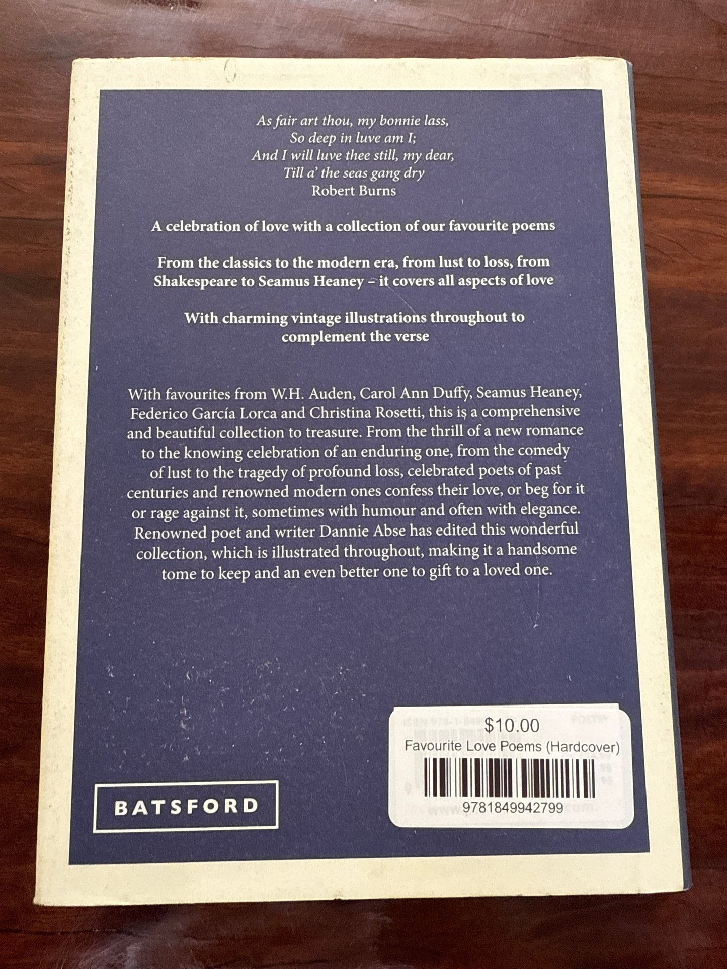 Favourite Love Poems (Hardcover)