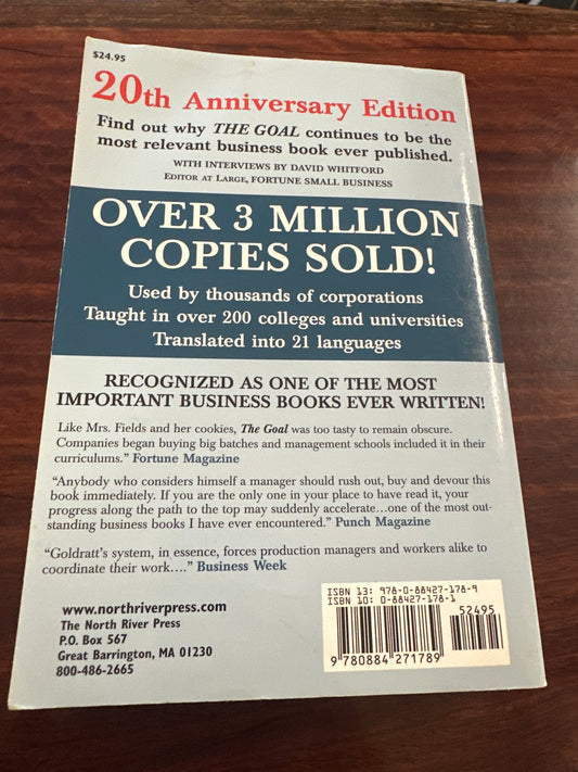 The Goal: A Process of Ongoing Improvement