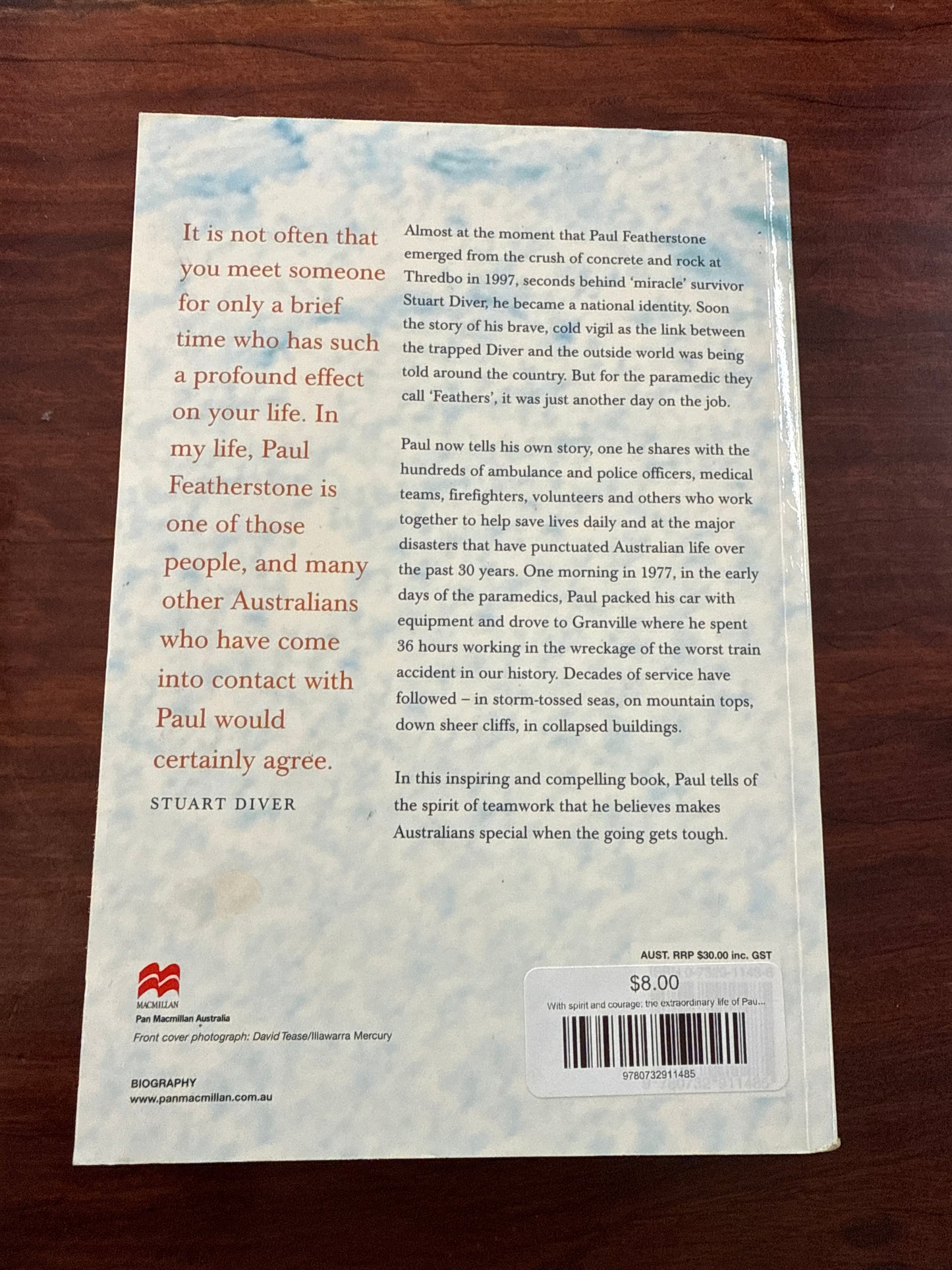 With spirit and courage: the extraordinary life of Paul Featherstone