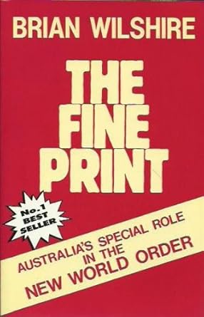 The Fine Print - Australia's Special Role in the New World Order cover image