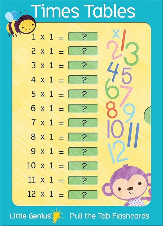 Little Genius Giant Flash Cards - Times Tables cover image