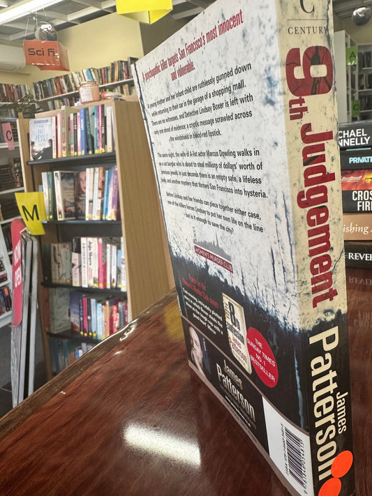 James Patterson 9th Judgement back cover