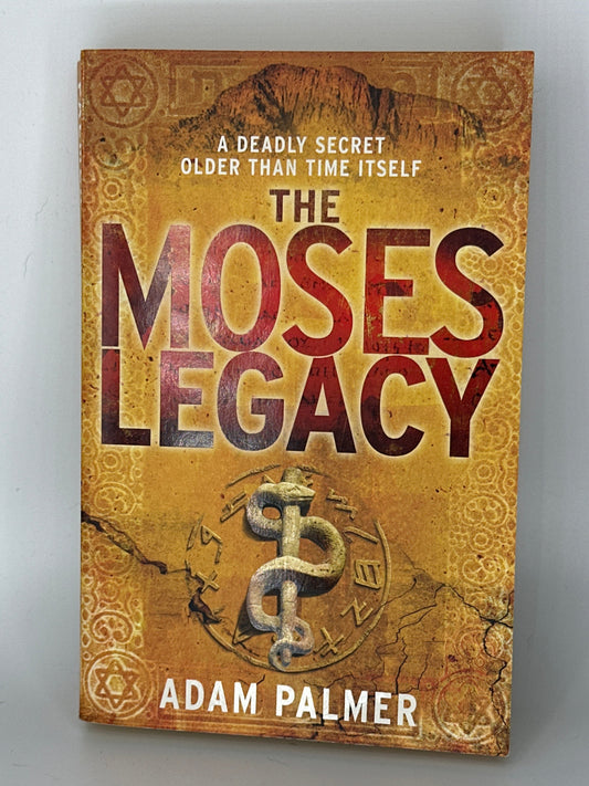 Adam Palmer The Moses Legacy actual front cover used books