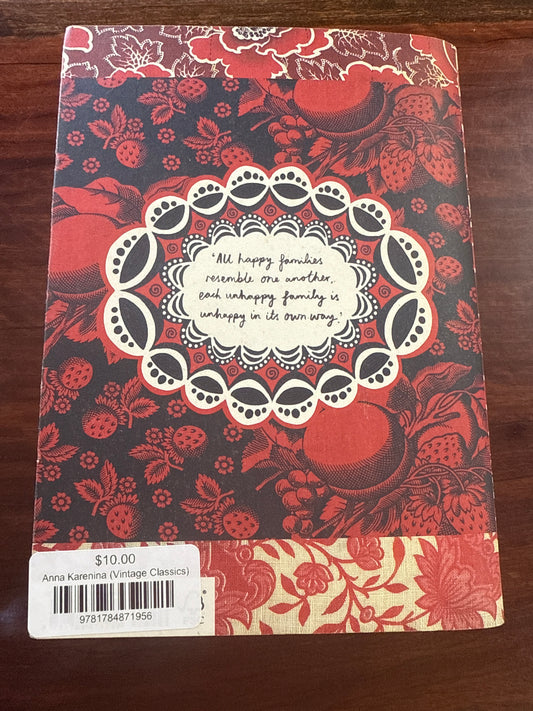 Leo Tolstoy Anna Karenina back cover