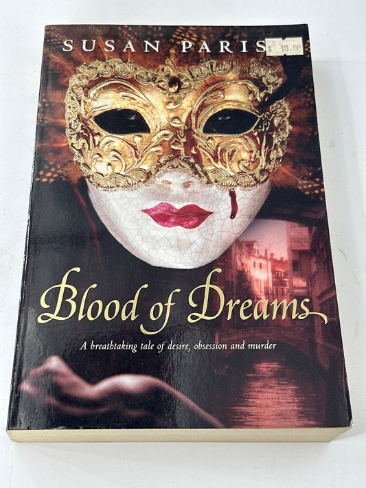 Susan Parisi Blood of Dreams front cover image