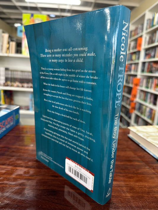 Nicole Trope the Boy under the table back cover