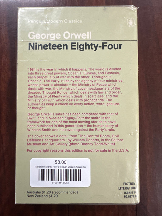 Nineteen Eighty Four (Penguin Modern Classics)
