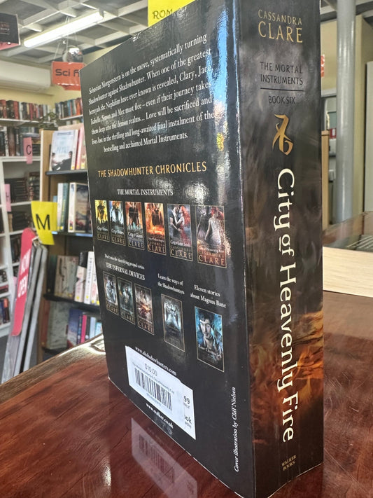 Cassandra Clare City of Heavenly Fire back cover