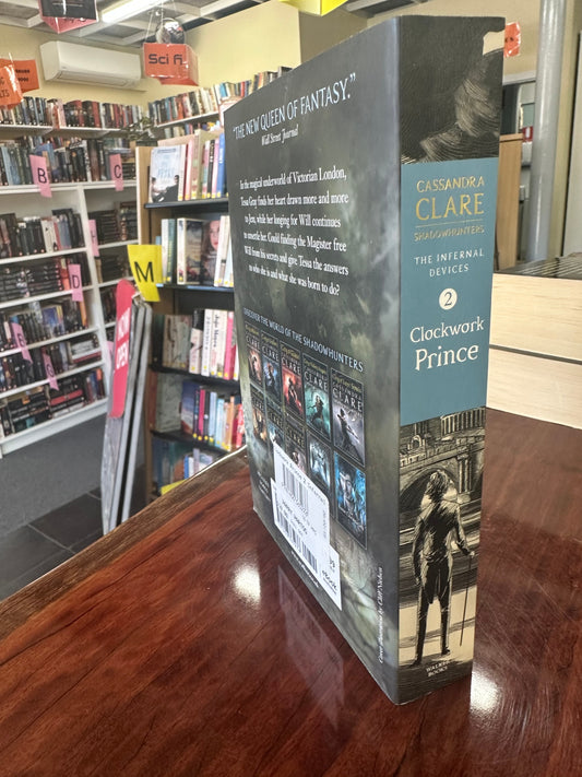 Cassandra Clare Clockwork Prince Back Cover