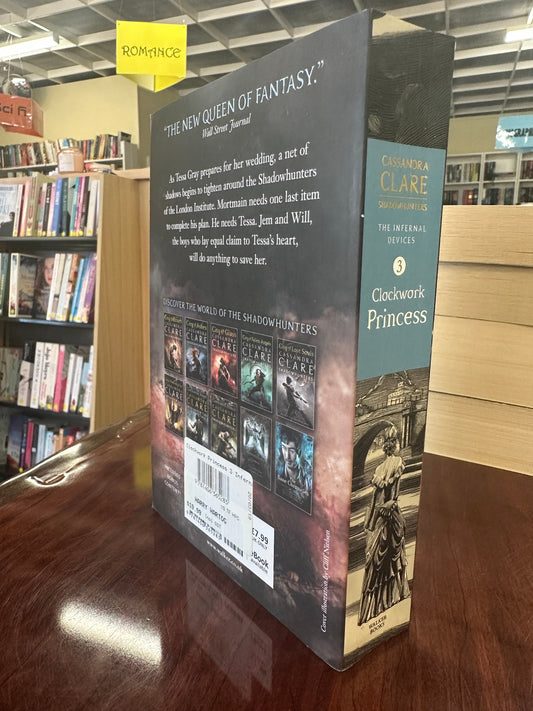 Cassandra Clare Clockwork Princess back cover image