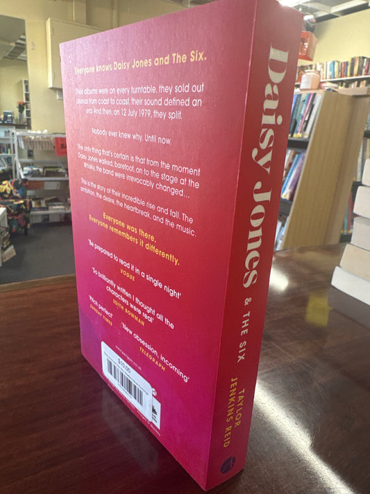 Taylor Jenkins Reid Daisy Jones & The Six back cover image