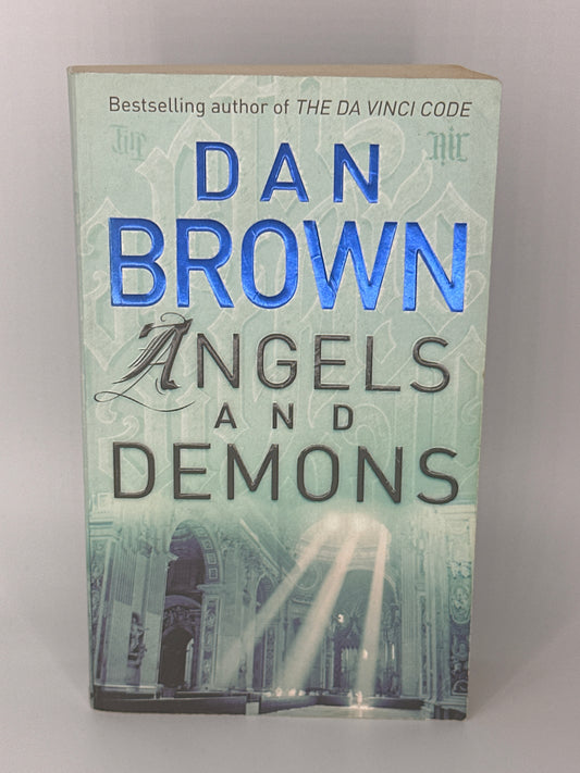 Dan Brown Angels And Demons actual front cover used books