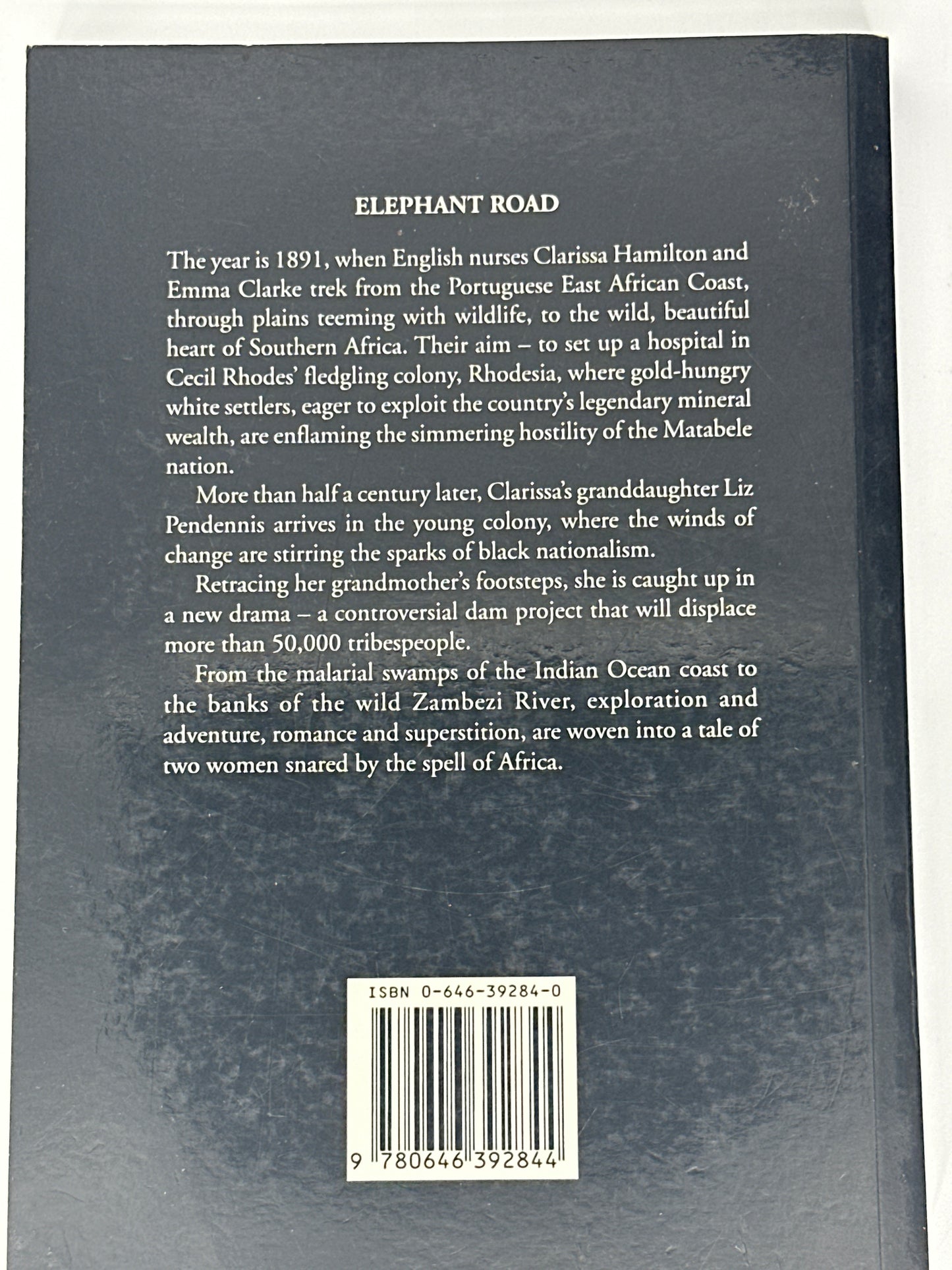 Maureen de la Elephant Road Back cover Image