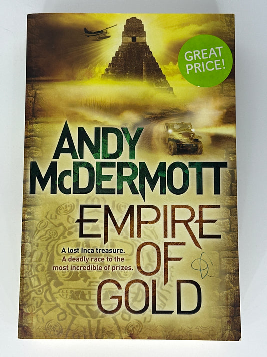 Andy McDermott Empire of Gold front cover image
