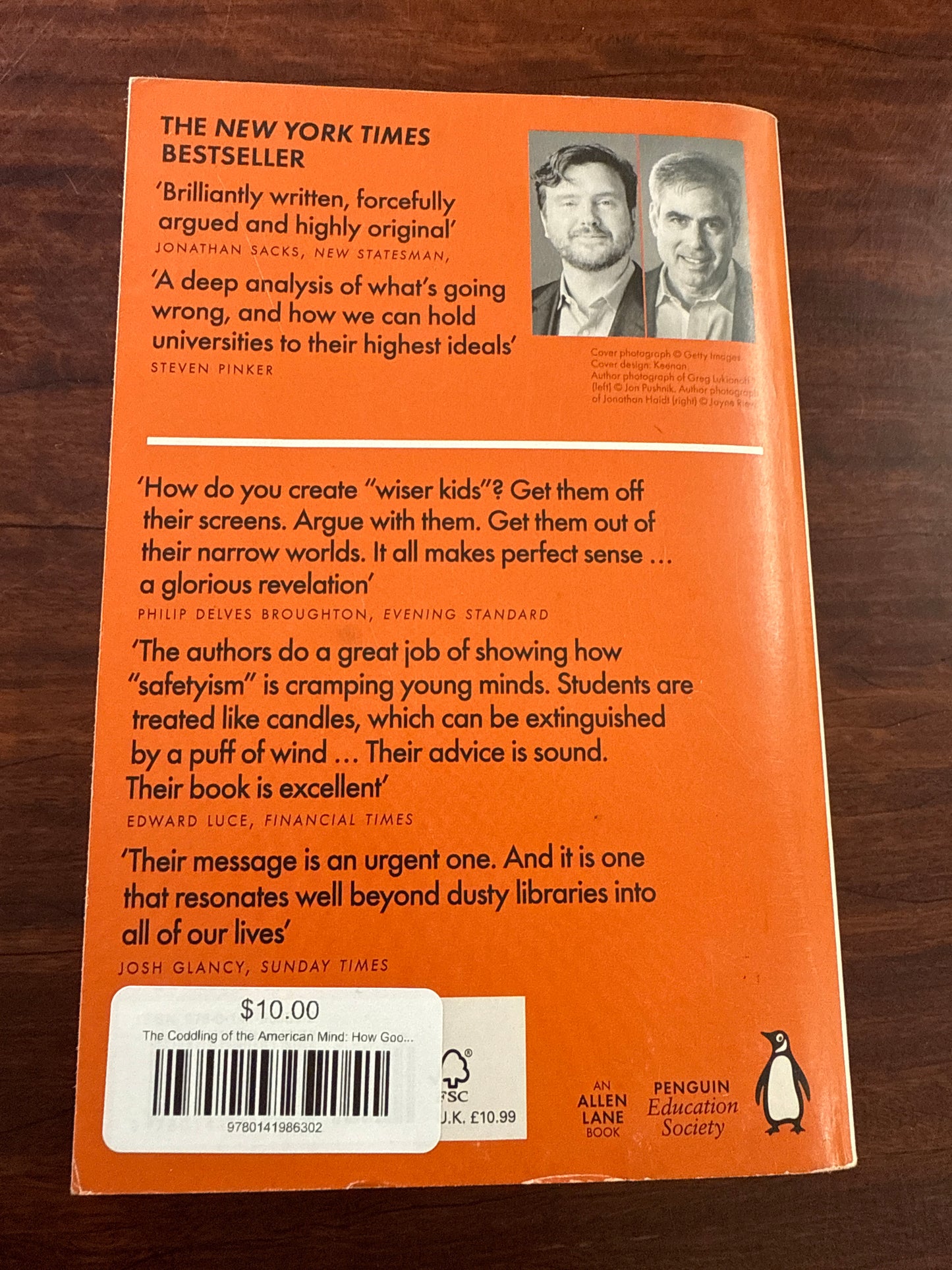 The Coddling of the American Mind: How Good Intentions and Bad Ideas Are Setting Up a Generation for Failure