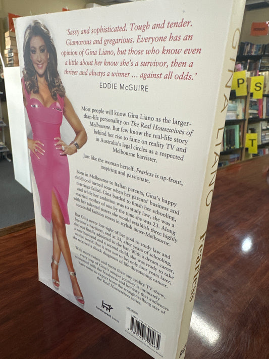 Gina Liano Fearless back cover