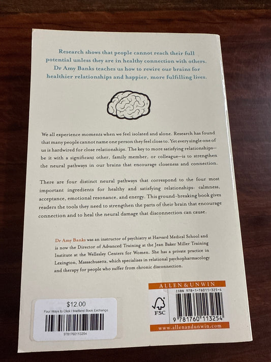 Amy Banks Four Ways to Click back cover
