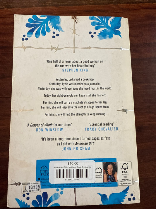 Jeanine Cummins American Dirt back cover image