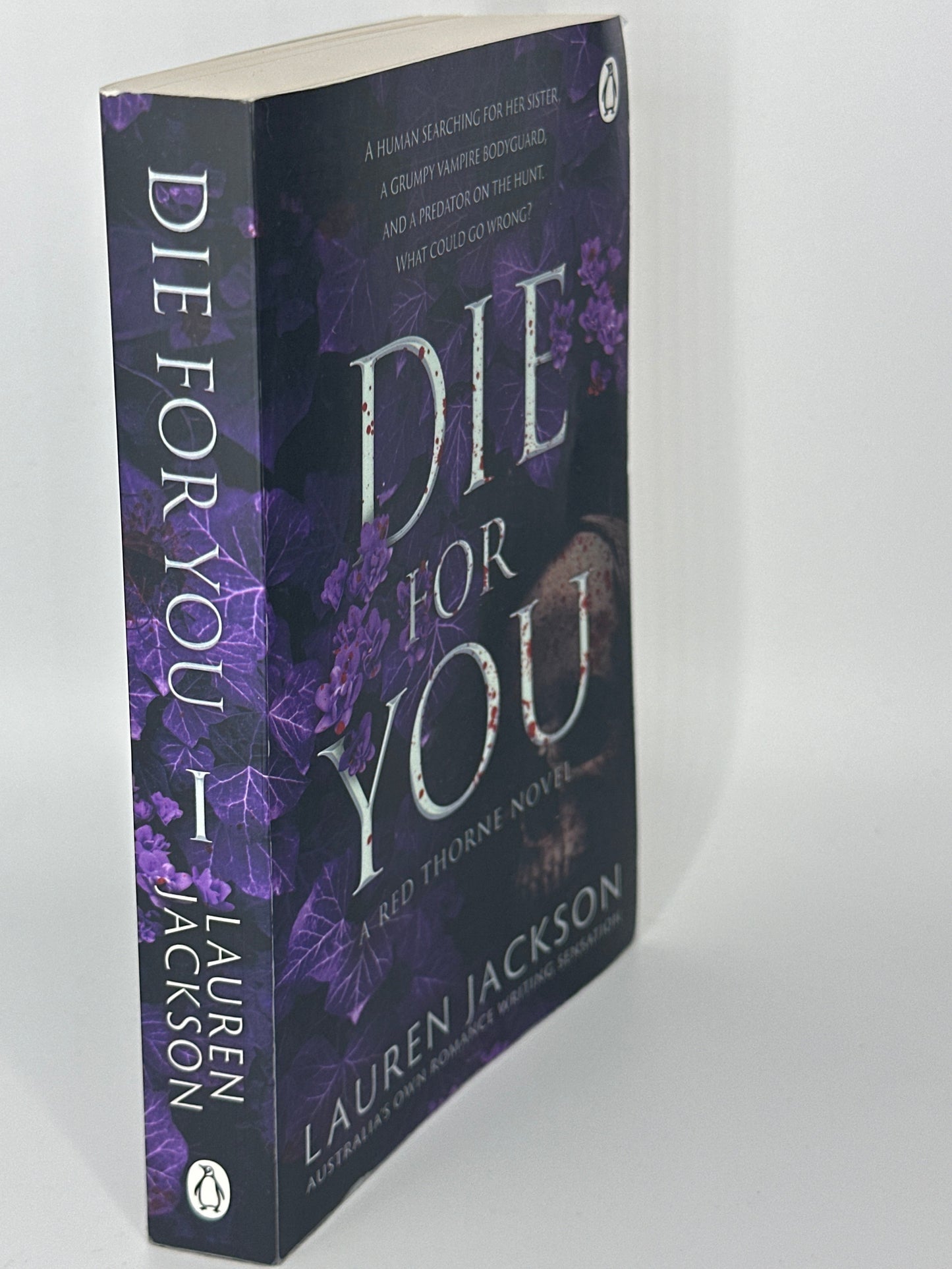 Lauren Jackson Die For You: A vampire mystery romance actual spine used books