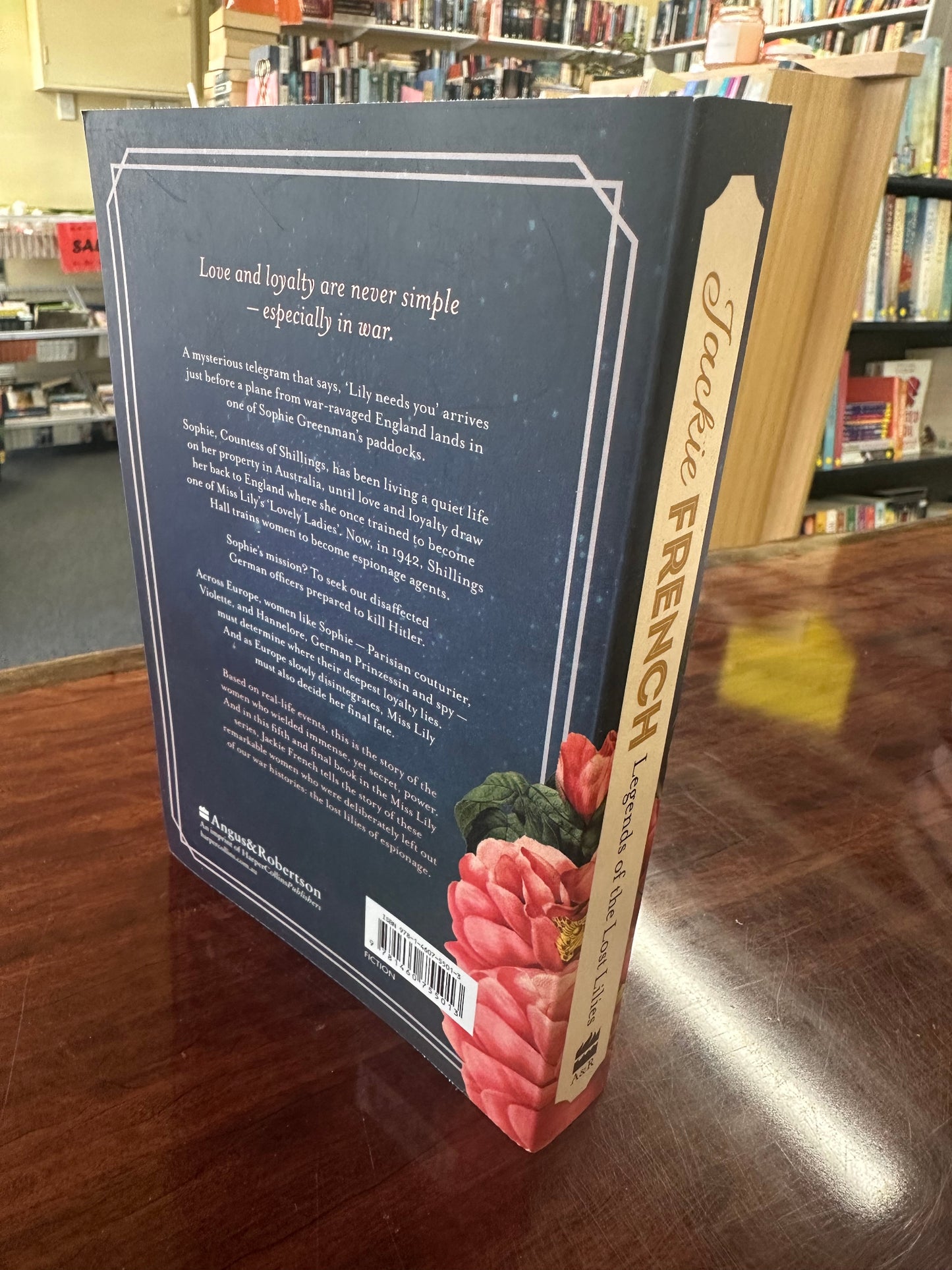 Jackie French Legends of the Lost Lilies back cover image