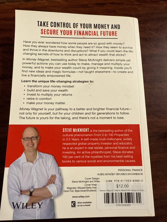 Steve McKights Money Magnet back cover