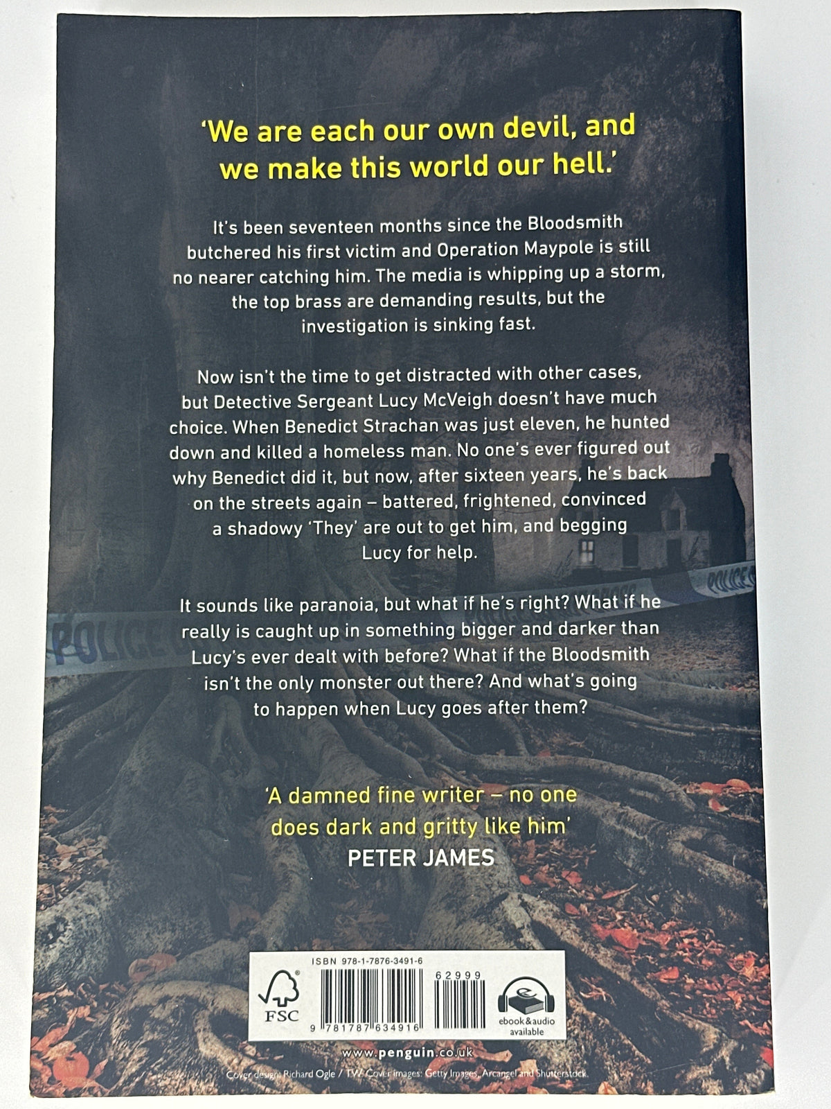 Stuart Macbride No Less the Devil back cover image