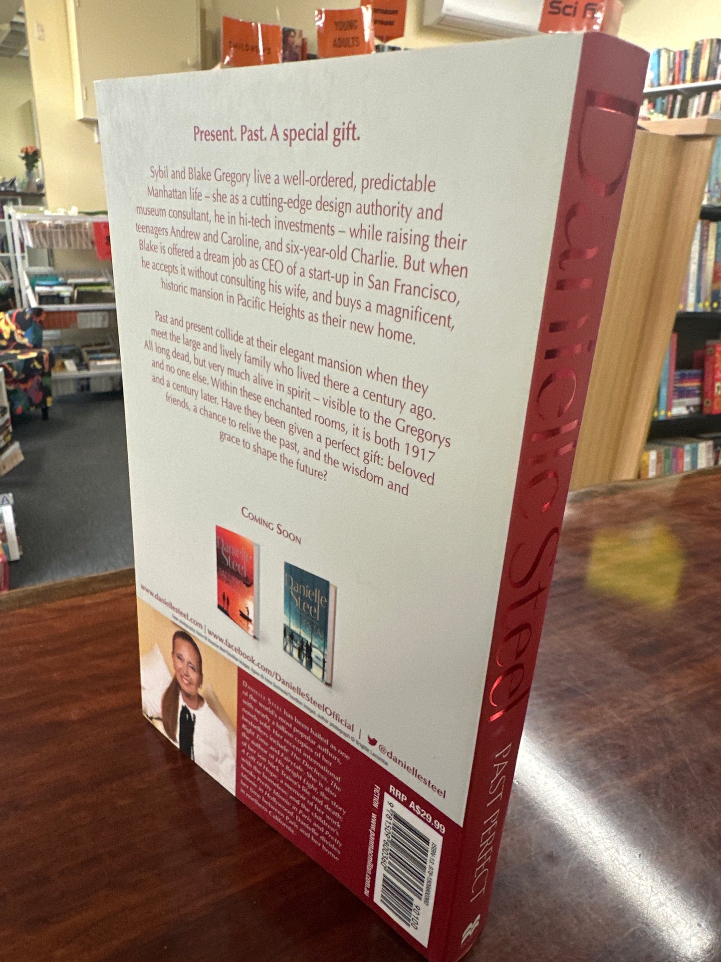 Danielle Steel Past Perfect back cover