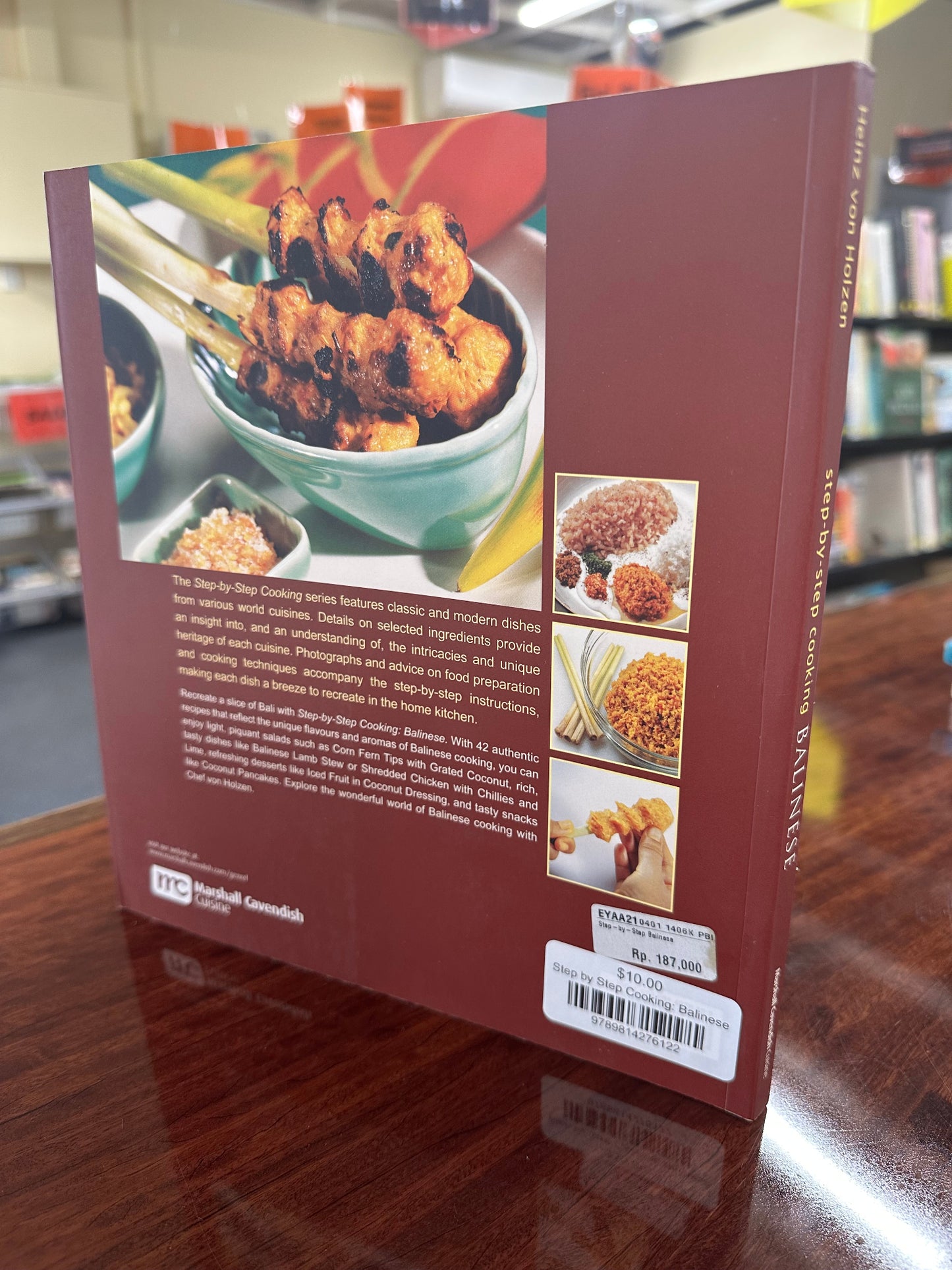 StepbyStep Balinese Cooking back cover image