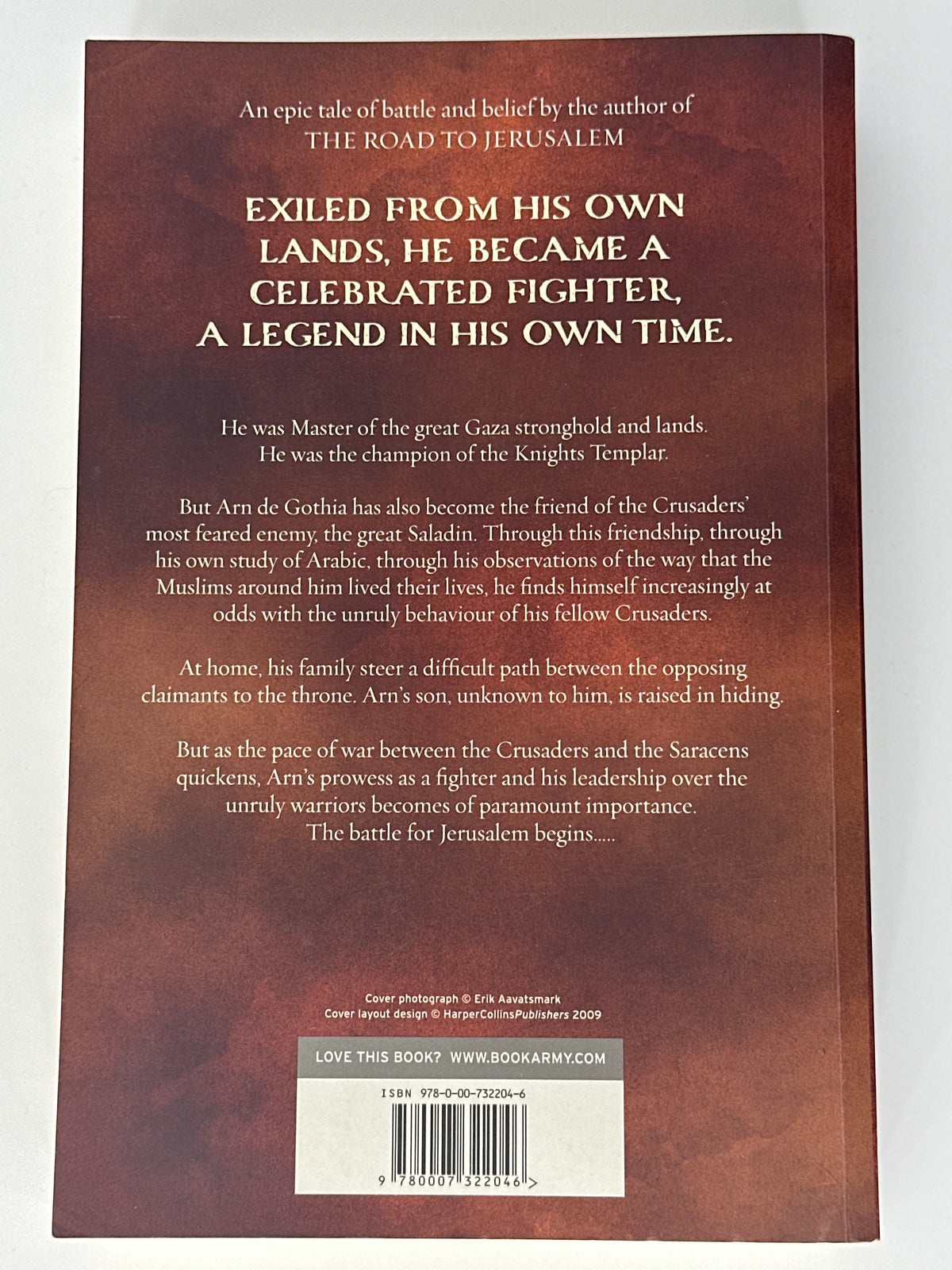 Jan Guillou The Templar Knight back cover image