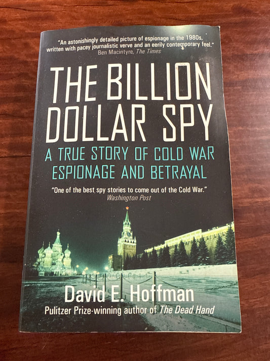 David E Hoffman The Billion Dollar Spy front cover
