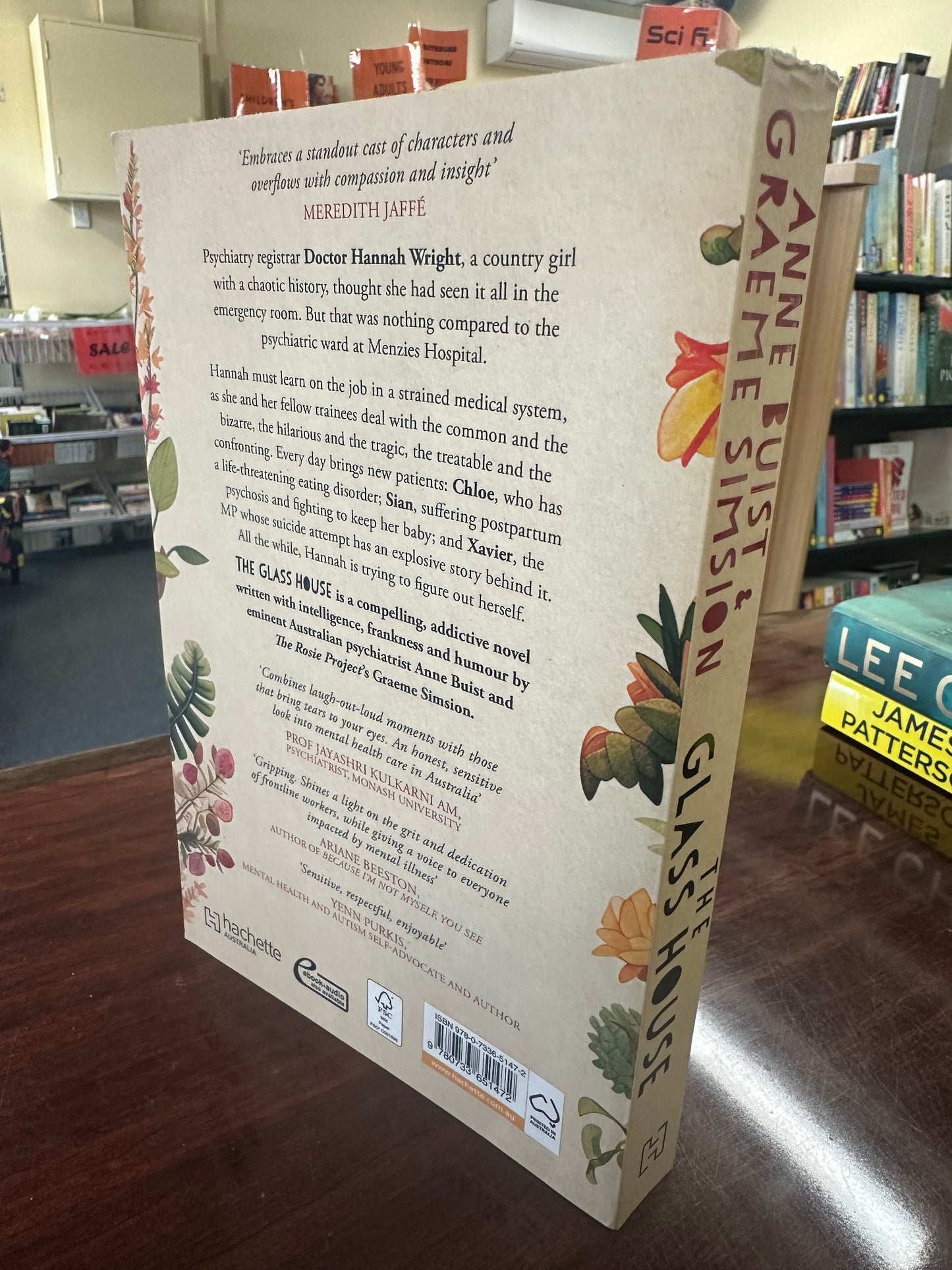 Anne Buist & Graeme Simsion The Glass House back cover image