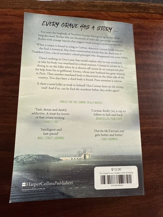 Dervla McTiernan The Unquiet Grave back cover