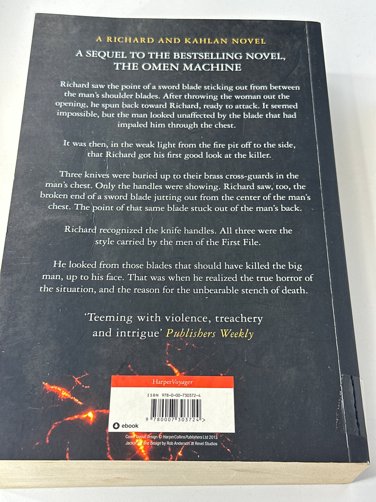 Terry Goodkind Third Kingdom back cover image