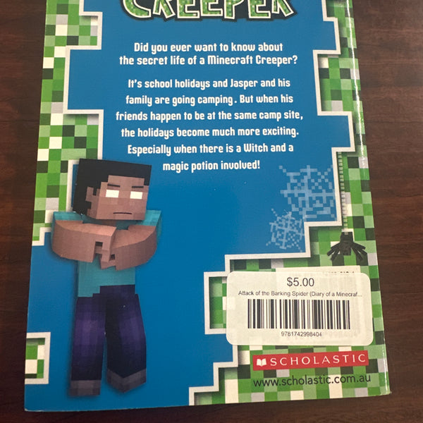 Attack of the Barking Spider (Diary of a Minecraft Creeper Book 3)