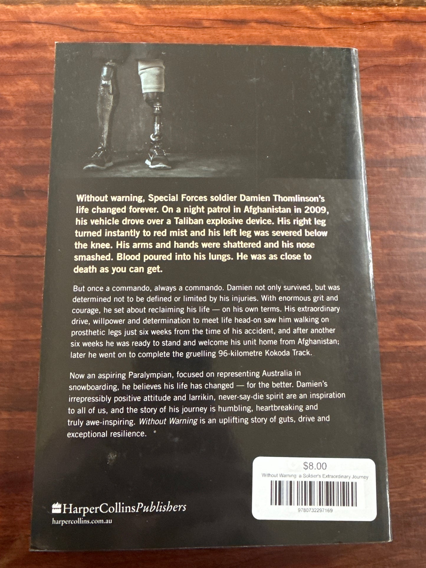 Without Warning: a Soldier's Extraordinary Journey