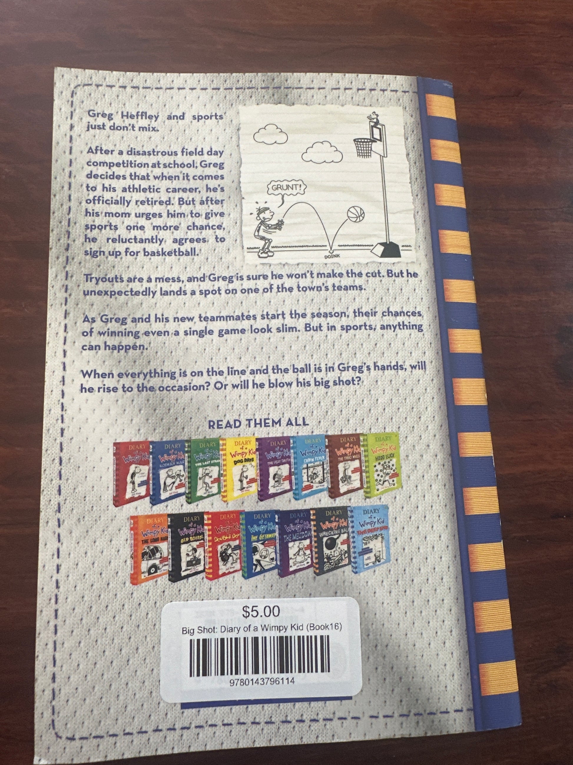 Big Shot: Diary of a Wimpy Kid (Book16)