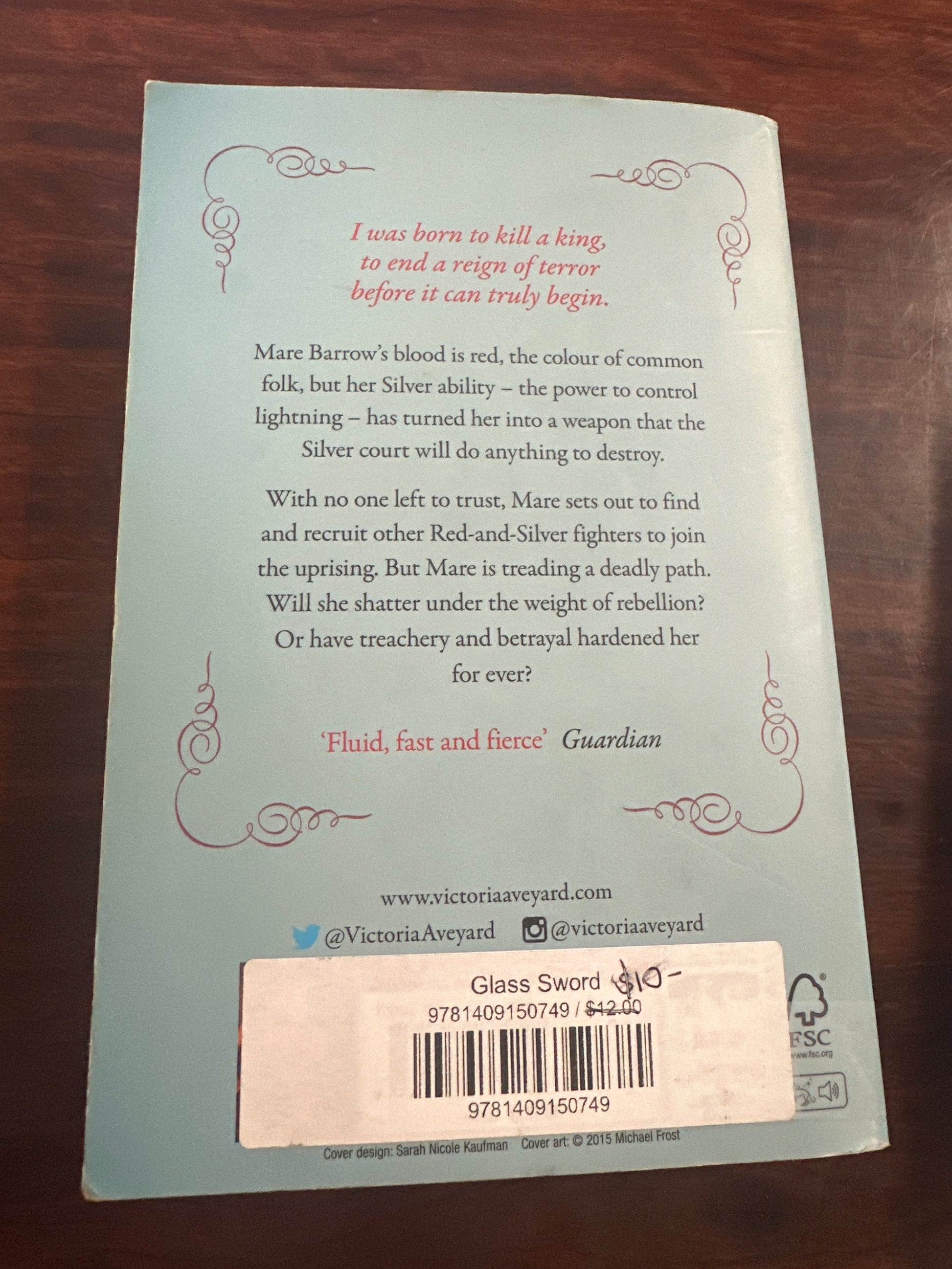 Glass Sword; Red Queen Book2