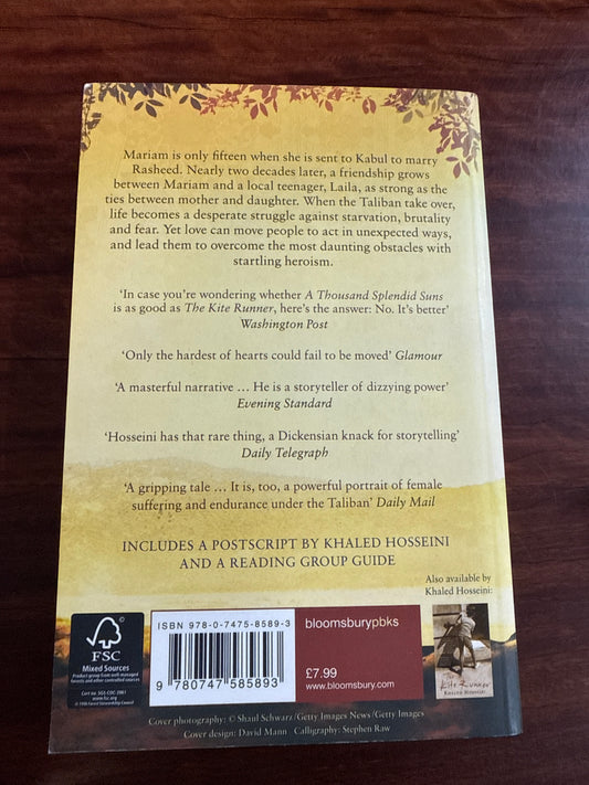 A Thousand Splendid Suns
