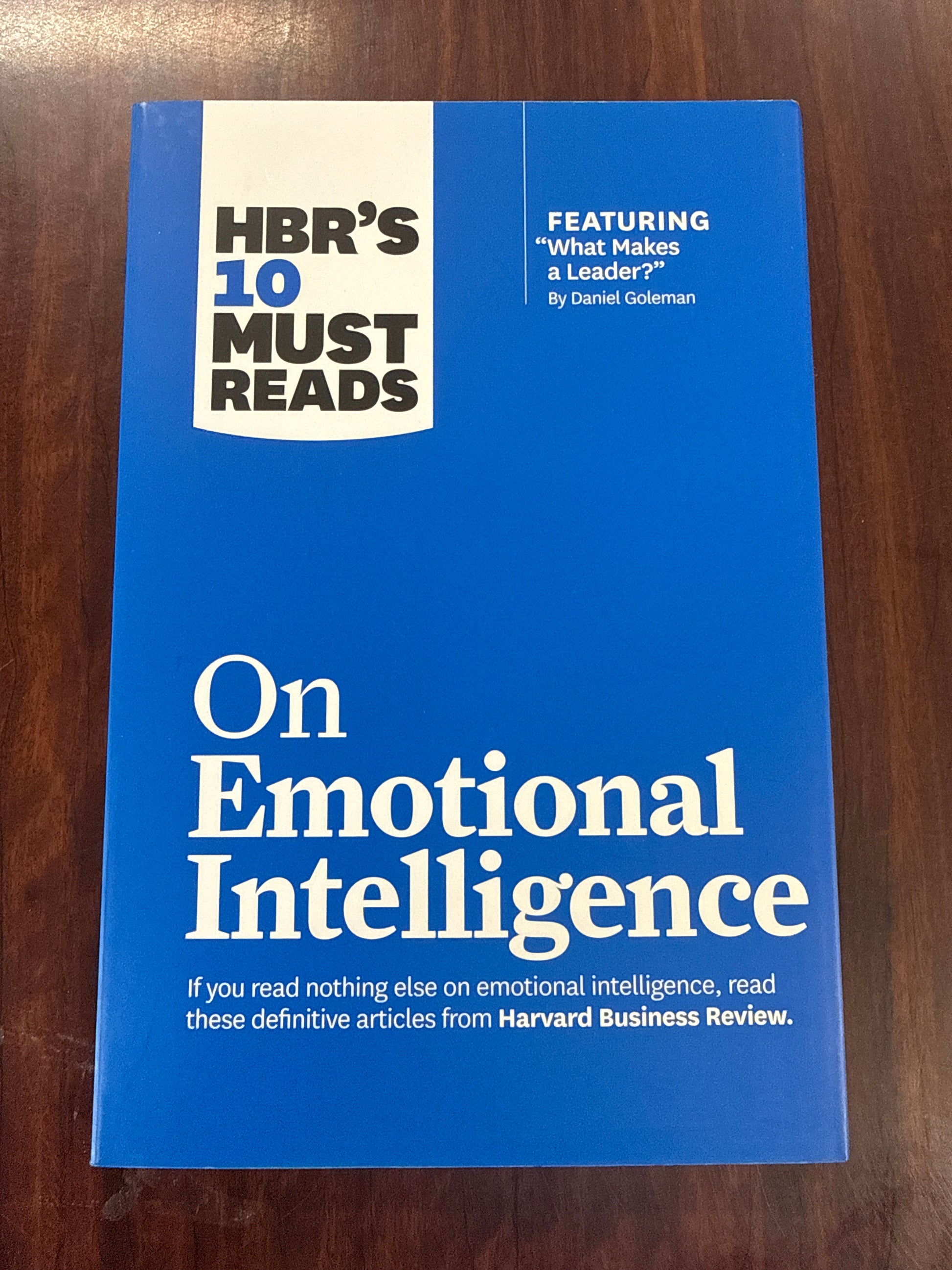HBR's 10 Must Reads on Emotional Intelligence