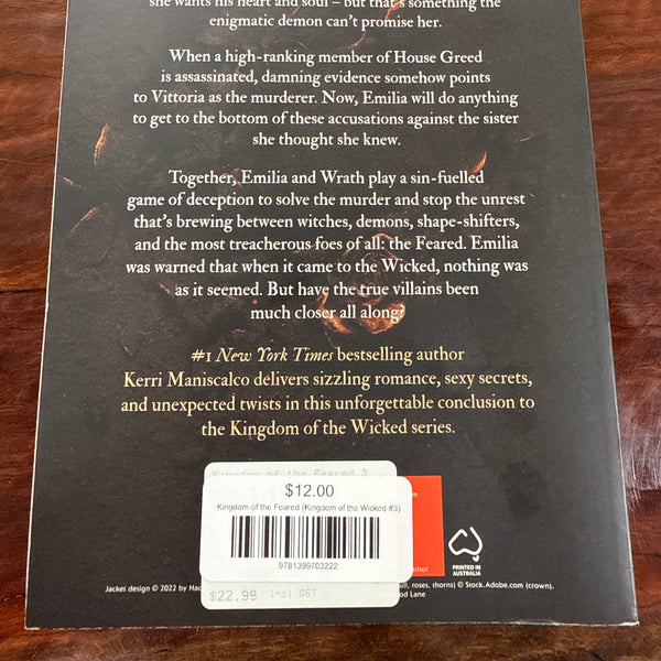 Kingdom of the Feared (Kingdom of the Wicked #3)