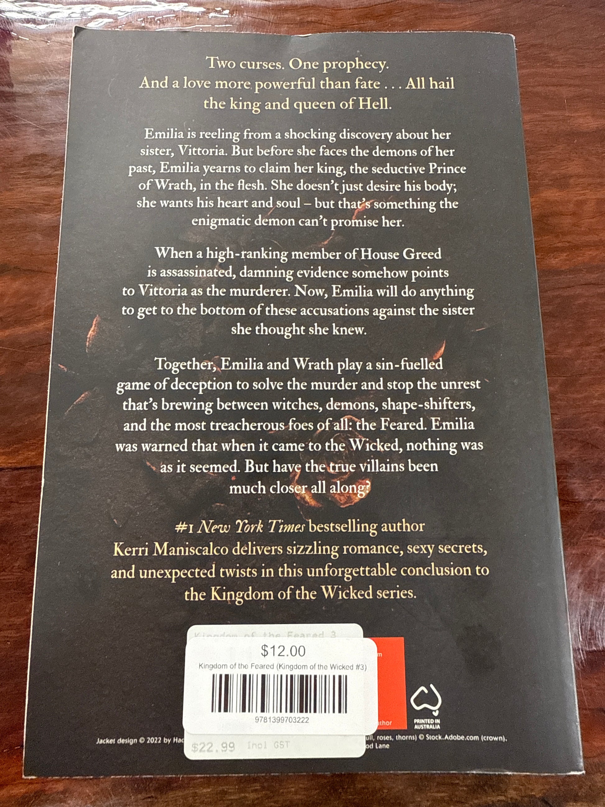 Kingdom of the Feared (Kingdom of the Wicked #3)