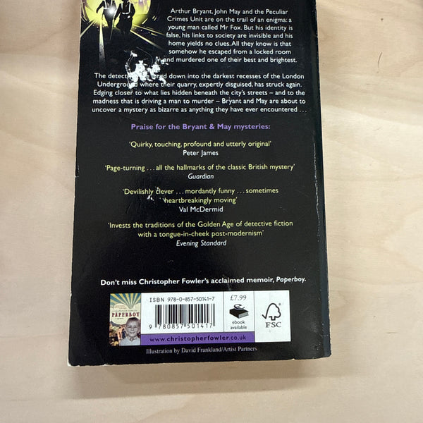 Bryant & May off the Rails: A Peculiar Crimes Unit Mystery