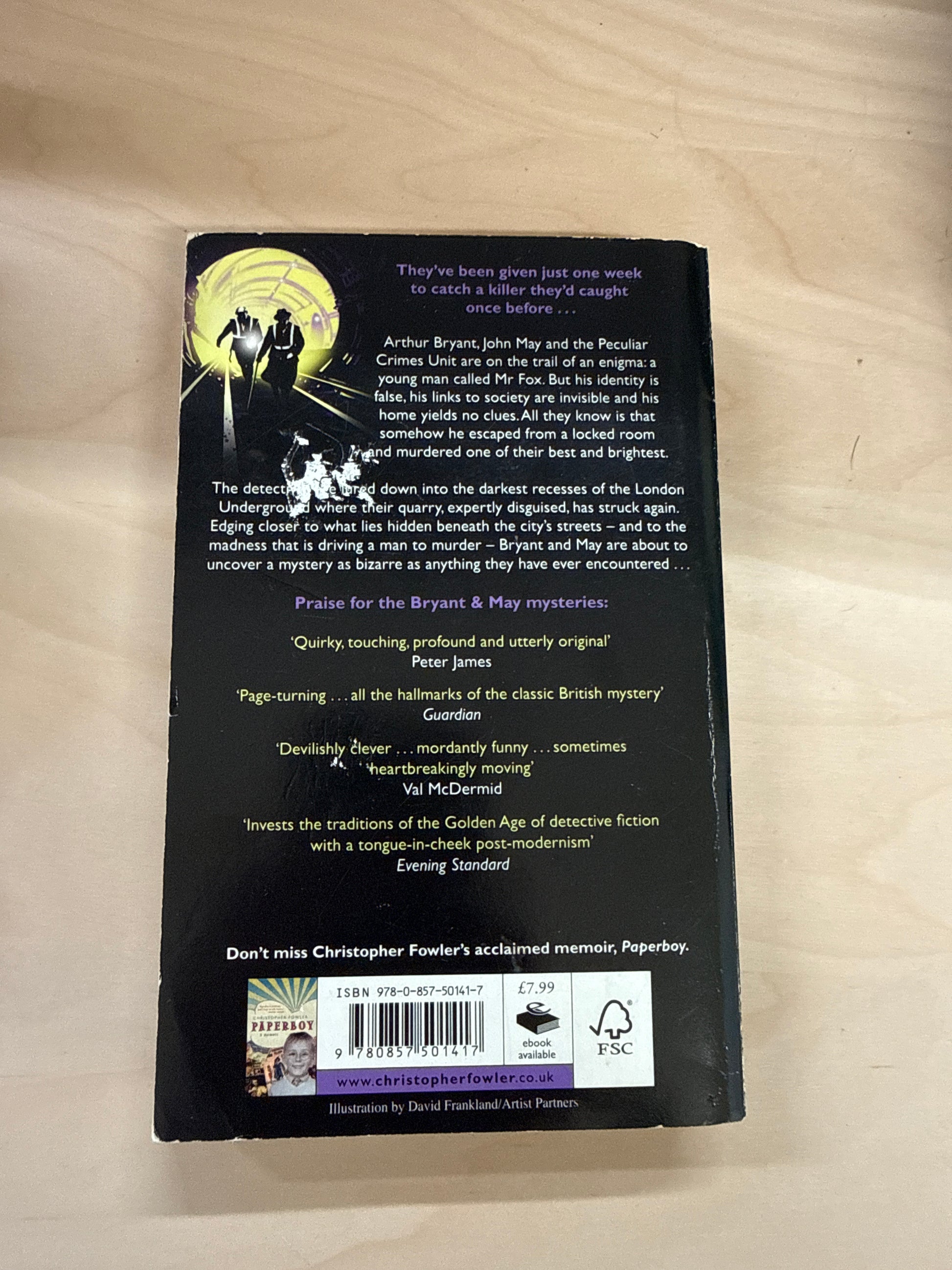 Bryant & May off the Rails: A Peculiar Crimes Unit Mystery