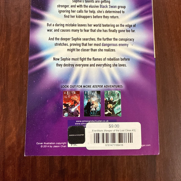 Everblaze (Keeper of the Lost Cities #3)