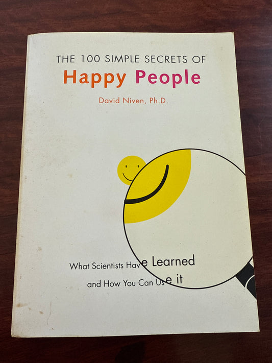 David Niven The 100 Simple Secrets of Happy People front cover