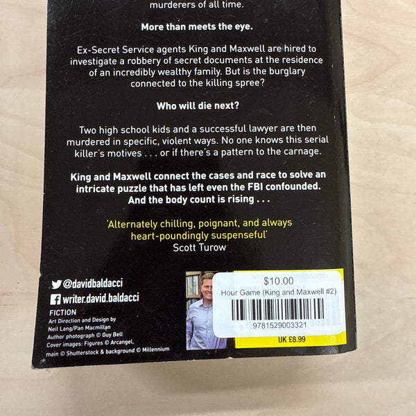 Hour Game (King and Maxwell #2)