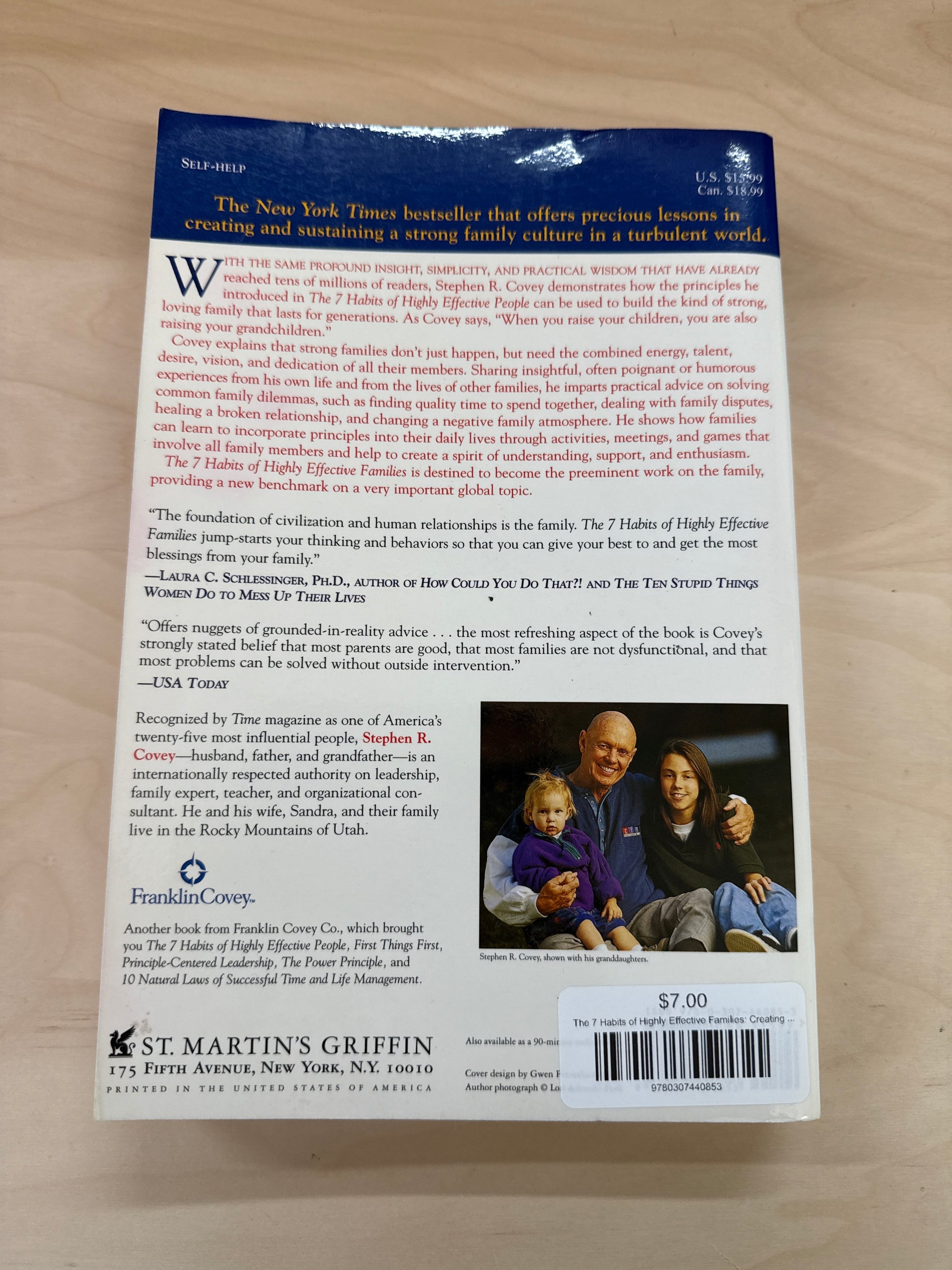 The 7 Habits of Highly Effective Families: Creating a Nurturing Family in a Turbulent World