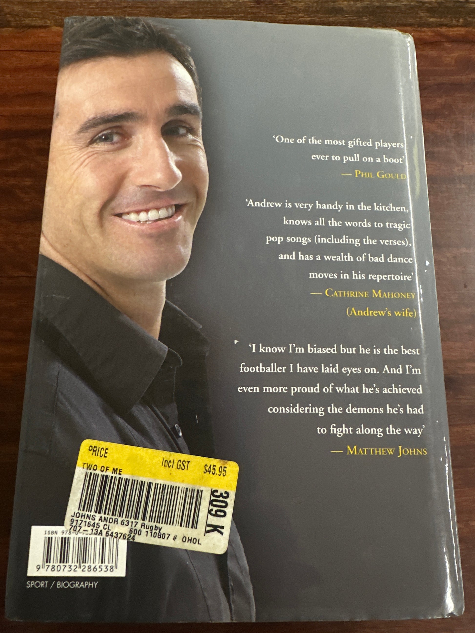 The Two of Me - Andrew Johns (Hardcover)